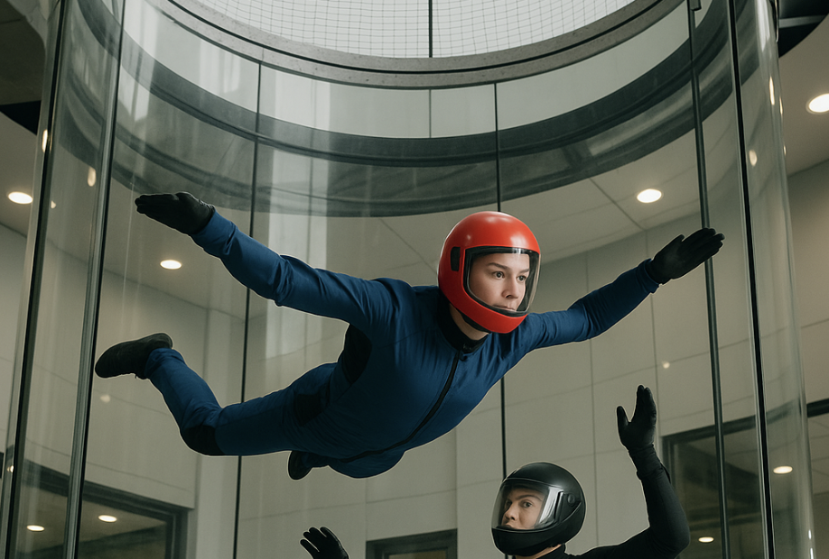 simulateur chute libre