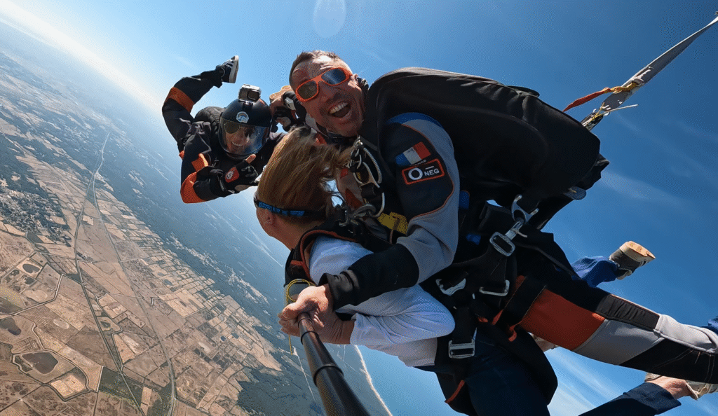 saut en parachute