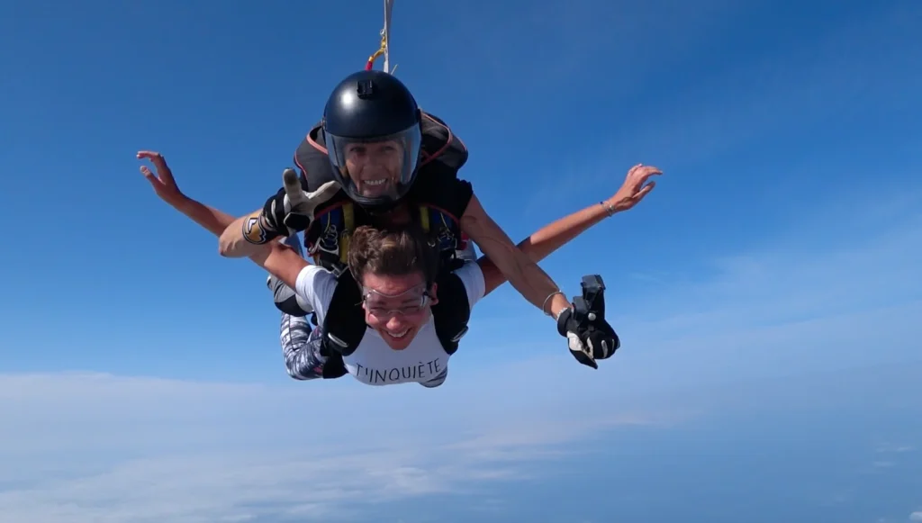 Chute libre saut en parachute tandem à soulac-sur-mer en Gironde